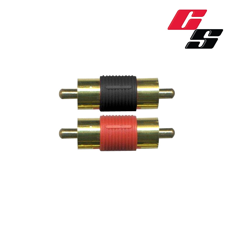 Stinger GOLD DOUBLE MALE RCA SPLICE (2)