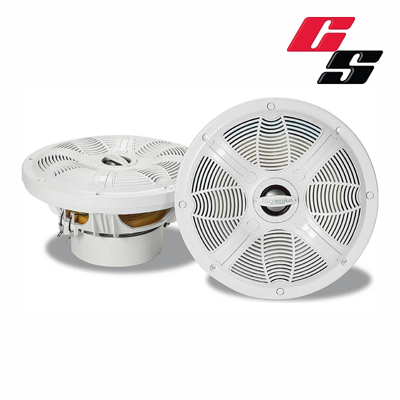 Bazooka MAC8002 8" 2-way marine speakers (White)