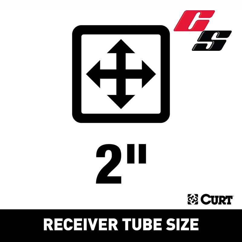 CURT CLASS 3 TRAILER HITCH, 2" RECEIVER, SELECT MERCEDES-BENZ GLA 250 #13490 - Image 2