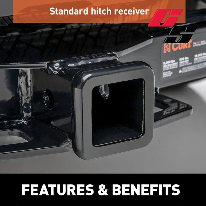 CURT CLASS 3 TRAILER HITCH, 2" RECEIVER, SELECT MERCEDES-BENZ GLA 250 #13490 - Image 4